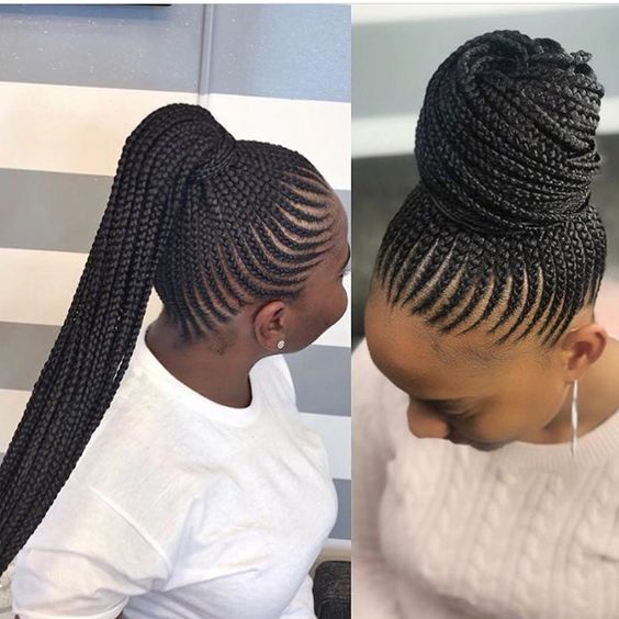 Magnificent Braid Ponytail Hairstyles for Black Hair - Fashionworlds